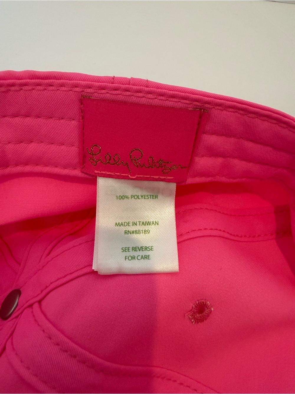 Lilly Pulitzer Roxie Pink Run Around Hat - Picture 2 of 3
